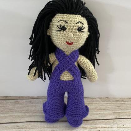 Selena inspired crochet doll