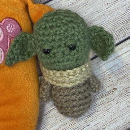 Baby Yoda inspired baby rattle