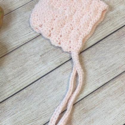 Baby Hats Baby Bonnets In Crochet Handmade Pastels
