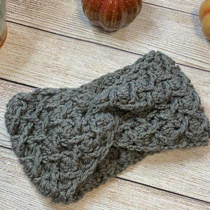 Headband/Ear warmer handmade croche..