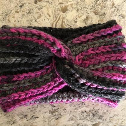 Crochet winter Headband/Ear-warmer ..