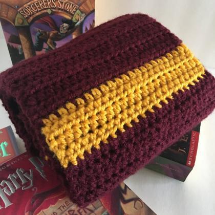 Harry Potter Inspired Crochet Scarf