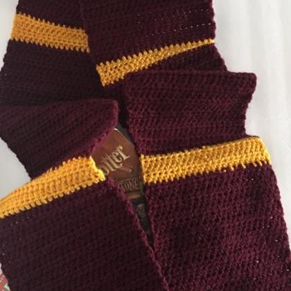 Harry Potter Inspired Crochet Scarf