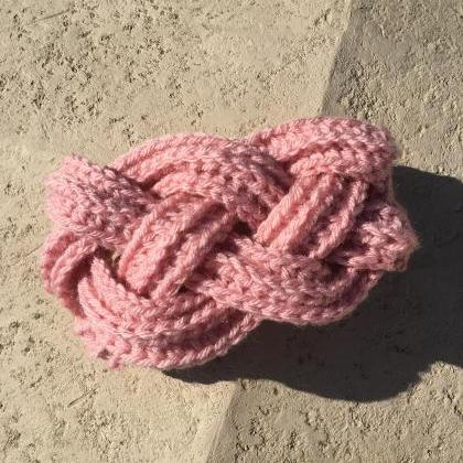 Rose Warm Twisted Cozy Crochet Head..