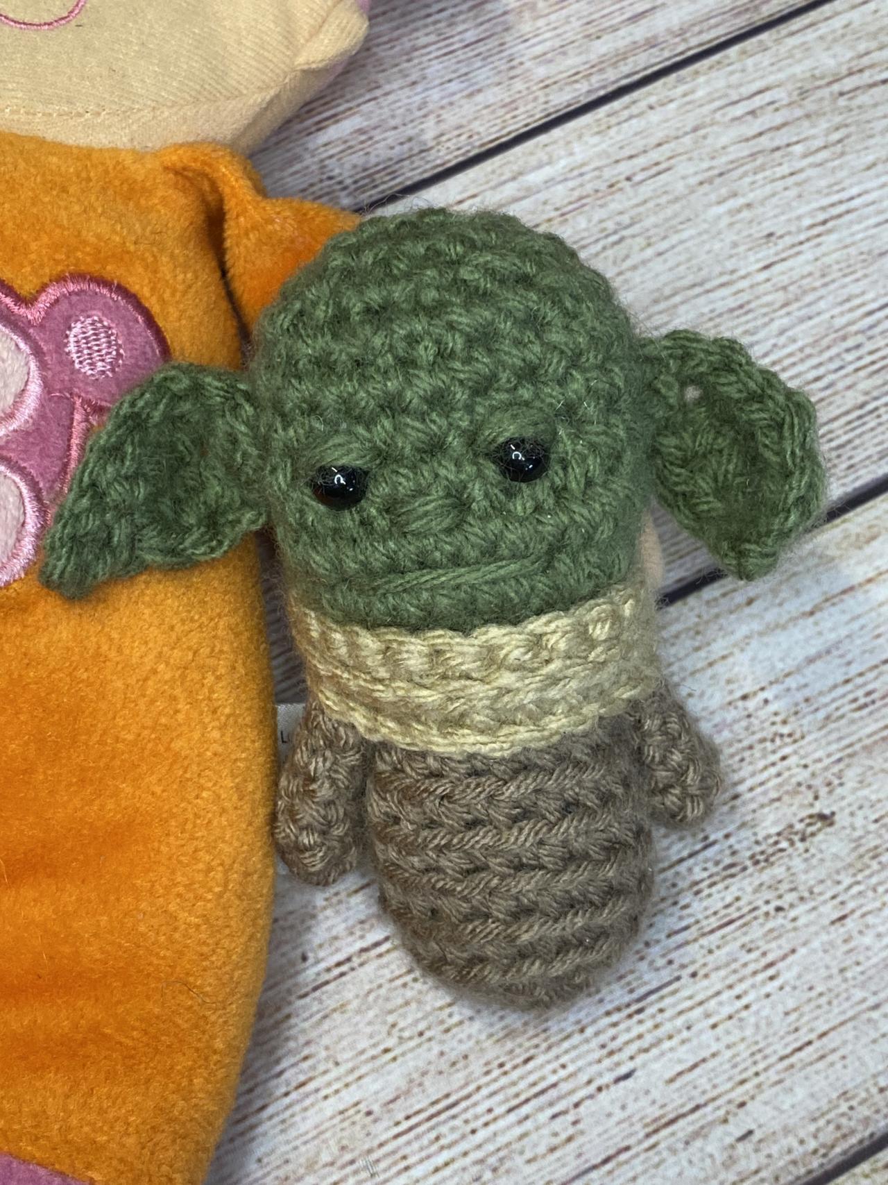 Baby Yoda inspired baby rattle