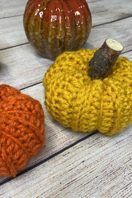 Harvest Pumpkins Handmade Crochet