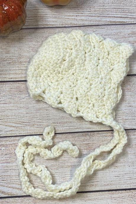 Baby hats Baby Bonnets in Crochet Handmade pastels